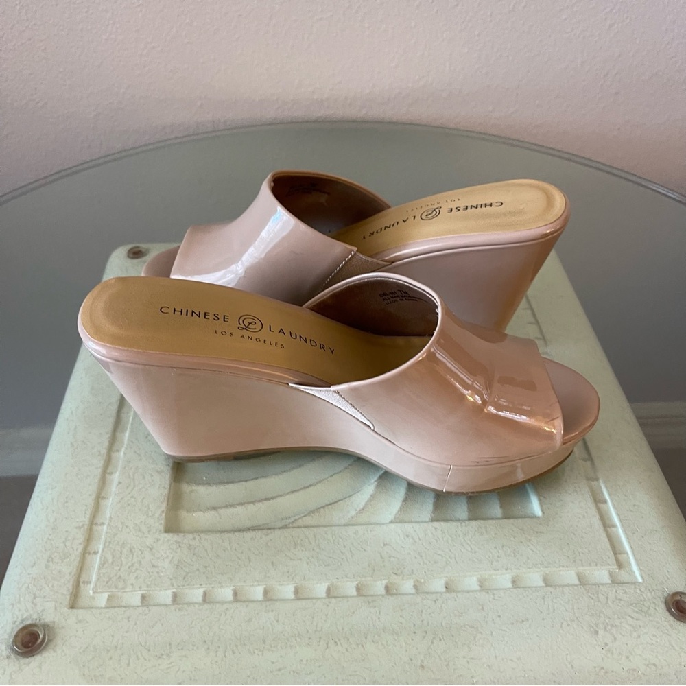 Chinese Laundry Mule Shoes Naked Color SZ 7 - Picture 2 of 10